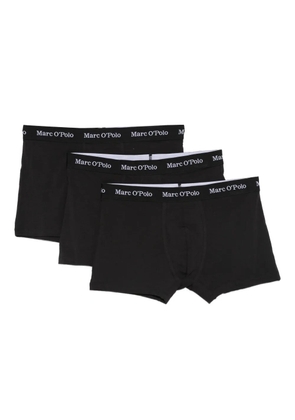 Marc O'Polo logo-waistband boxer (pack of three) - Black