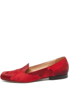 Valentino Garavani Pre-Owned satin loafers - Red