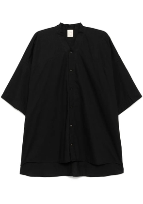 Jan Jan Van Essche collarless shirt - Black