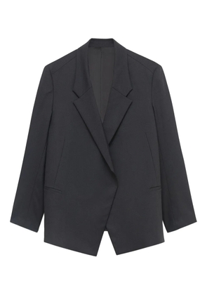 BITE Studios Polus asymmetric lapel blazer - Grey