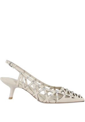 Ash 50mm leather pumps - Neutrals