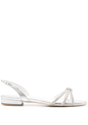 GINISSIMA rhinestone-embellished sandals - Silver