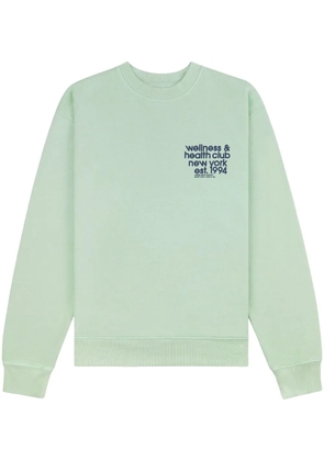 Sporty & Rich USA Health Club crew-neck sweatshirt - Green