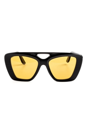 Lapima Manon geometric-frame sunglasses - Black