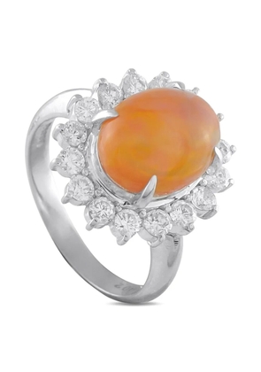 LB Exclusive platinum Opal ring - Silver