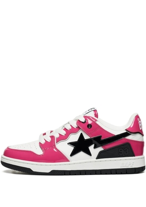 A BATHING APE® Sk8 STA #2 leather low-top sneakers - Pink