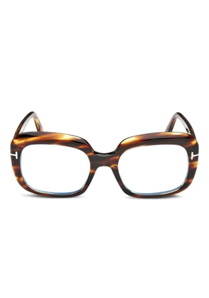 TOM FORD Eyewear square-frame glasses - Brown
