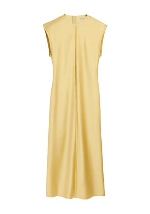 AMI Paris panelled midi dress - Yellow