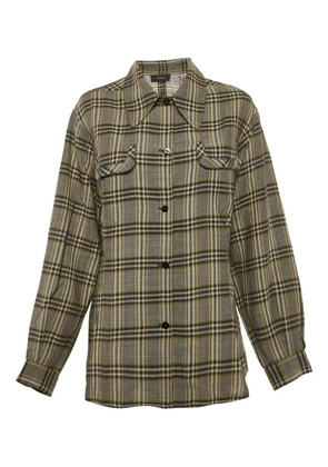 JOSEPH checked button-up shirt - Black