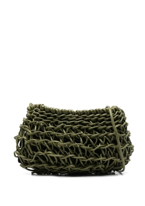 Alienina Cecilia interwoven shoulder bag - Green