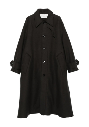 AMI Paris virgin-wool single-breasted coat - Grey