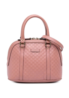 Gucci Pre-Owned 2016-2025 Mini Microguccissima Dome satchel - Pink