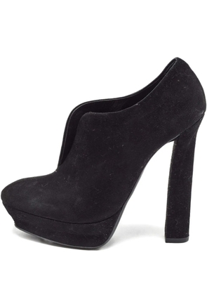 Bottega Veneta Pre-Owned 140mm suede platform boots - Black