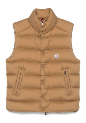 Moncler quilted button-fastening gilet - Neutrals