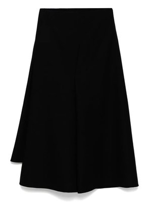 JNBY asymmetric draped skirt - Black