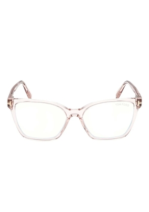 TOM FORD Eyewear rectangle-frame glasses - Pink