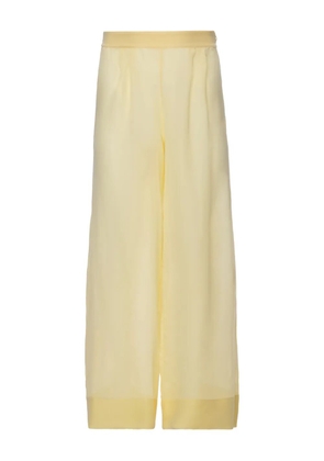 IL VOLO Erin pleated trousers - Yellow