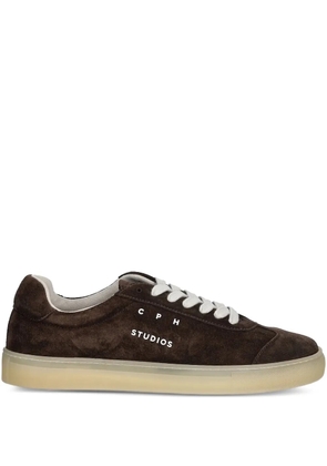 Copenhagen suede lace-up sneakers - Brown