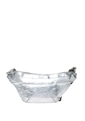 Chloé Pre-Owned 2023 Fanny leather zipper-pocket shoulder bag - Metallic