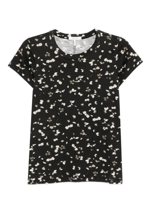 rag & bone all-over floral print T-shirt - Black