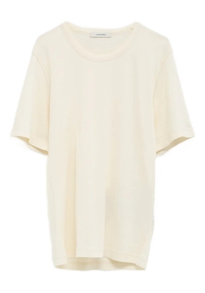 LEMAIRE round-neck short-sleeve top - Neutrals