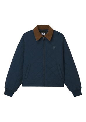 FINGERCROXX quilted corduroy jacket - Blue