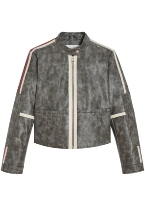 Apparis Casey faux-leather jacket - Grey