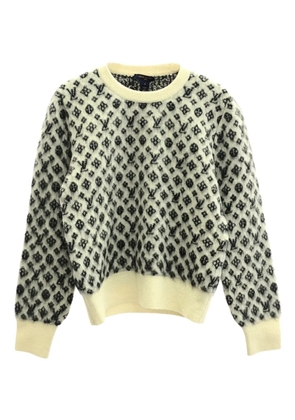 Louis Vuitton Pre-Owned 2010s monogram wool sweater - Grey