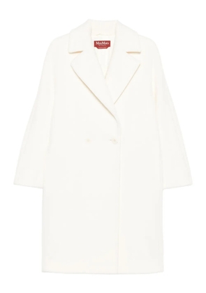 Max Mara double-breasted coat - White