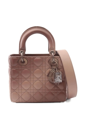 Christian Dior Pre-Owned 2010s leather quilted handbag - Pink