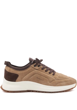 Bally lace-up suede sneakers - Brown