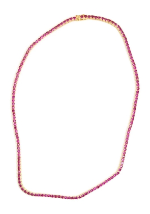 Izabel Display Tennis necklace - Pink