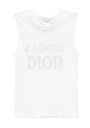 Christian Dior Pre-Owned 1990-2000s sleeveless top - White
