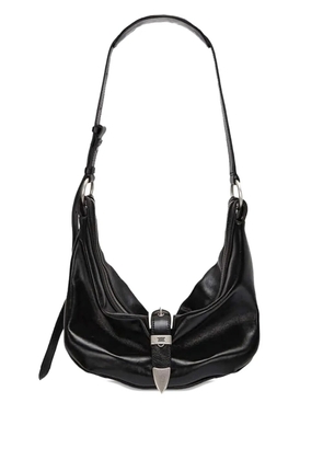 Marge Sherwood medium buckle-fastening crescent shoulder bag - Black