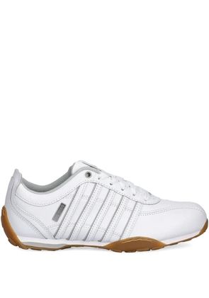 K-Swiss five-stripe leather sneakers - White