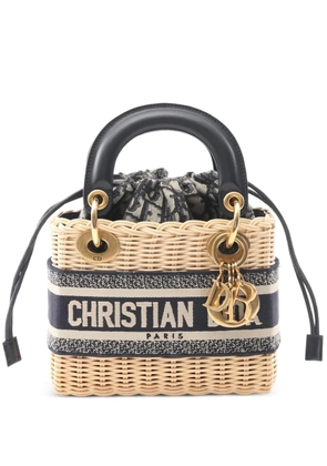 Christian Dior Pre-Owned Lady Dior bucket bag - Neutrals