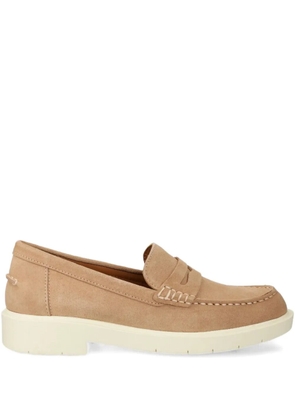 Geox Spherica Ec1 suede loafers - Neutrals