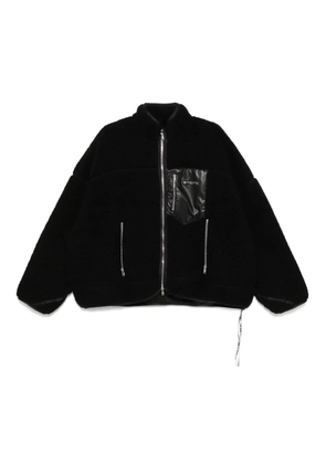 Mastermind World logo-patch jacket - Black