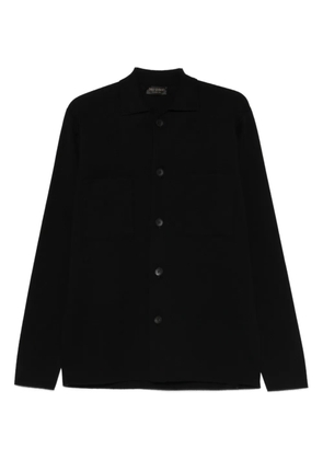 Dell'oglio buttoned pocket shirt - Black
