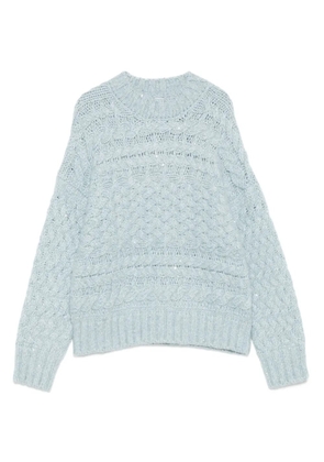 Eleventy cable-knit sweater - Blue