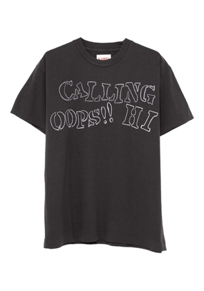 KAMIYA Calling printed graphic T-shirt - Black