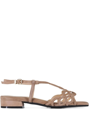 Ron White Brooke cutout sandals - Neutrals