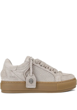 Kurt Geiger London Southbank Tag suede sneakers - Grey