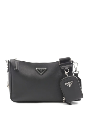 Prada Pre-Owned 2020S saffiano leather shoulder bag - Black