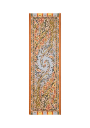 ETRO paisley scarf - Blue