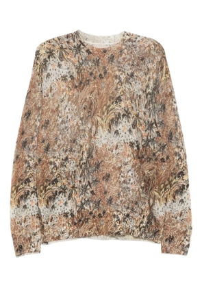 JNBY floral print jumper - Brown