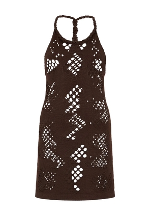 Roberto Cavalli sleeveless dress - Brown
