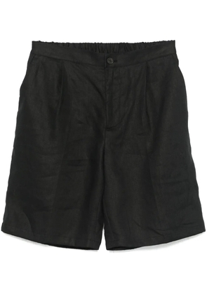 Hevo linen shorts - Black