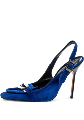 Manolo Blahnik pre-owned 120mm slingback pumps - Blue