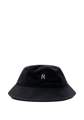 Represent logo-patch bucket hat - Black